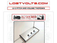 Tablet Screenshot of lostvolts.com